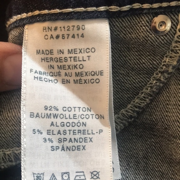 True Religion “Jeggings” Medium Wash Flap Pocket Ankle Stretch Jeans size 25 - Picture 12 of 14